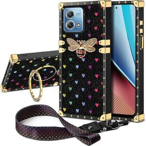 Motorola G Stylus 5G Luxury Case with Kickstand and Strap